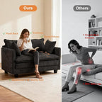 Loveseat Sofa Cloud Sofa Couch 50'', Modern Loveseats 2 Seat Couch 27" Deep Seat - Image 4