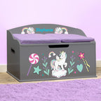 DIBSIES Personalized Creative Wonders Toy Box, Unicorns & Rainbows, 30 x 19.25 - Image 3