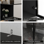 Mekminop Glass Doors Display Cabinet - Image 6
