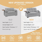 hansones ​66" Multi-Functional Pull-Out Sofa Bed - Image 7