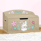 DIBSIES Personalized Creative Wonders Toy Box, Unicorns & Rainbows, 30 x 19.25 - Image 4