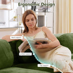 Boneless Sectional Couch, No Assembly Required, 152.7” Modular Cloud Sofa - Image 4