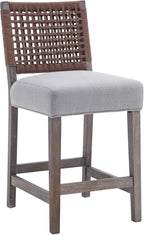 27" Farmhouse Counter Height Bar Stools Set of 4 - Image 9