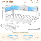 DICTAC Twin Corner Bed Frame - Image 2