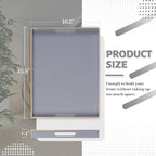 MAONAME Gray Serving Tray with Handles, Modern Grey Decorative Tray - Image 2