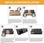 Genina Recliner Cover Stretch Couch Covers, Sofa slipcover - Image 6