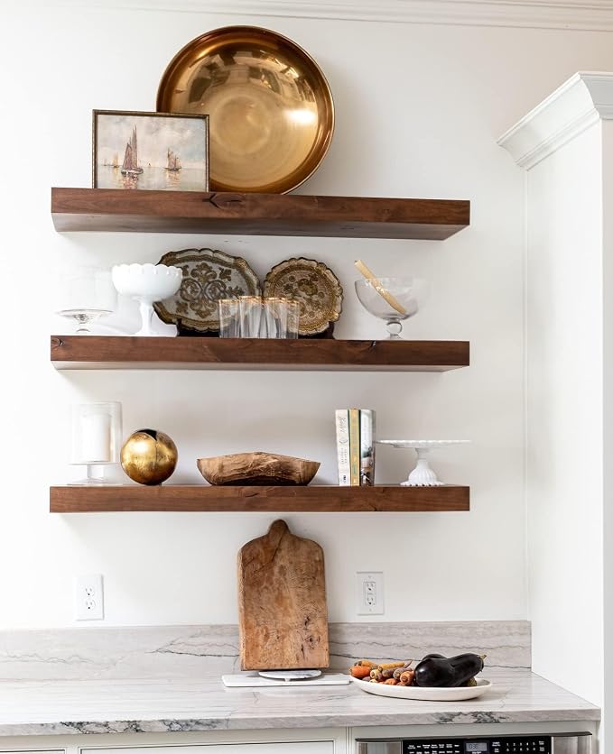 LEOPO 8-Pack 10 inch Floating Shelf Brackets, Hidden Shelf Bracket - Image 7