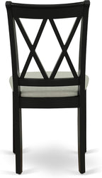 East West Furniture CLC-BLK-C Clarksville Dining Room Chairs - Image 8