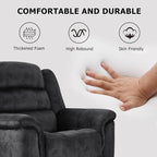 EBELLO Reclining Sofa for Living Room, Extra Wide Modern Overstuffed 3 Seat - Image 6