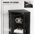 BROTTAR 71" Corner Display Cabinet - Image 7