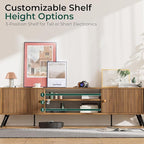 COMHOMA TV Stand for Living Room, Mid Century Modern Entertainment Center for - Image 3