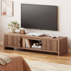 FATORRI TV Stand for 75/65/55 Inch TVs, Farmhouse Entertainment Center - Image 6
