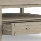 SIMPLIHOME Warm Shaker Solid Wood Transitional-Style 36-inch Wide Coffee Table - Image 10