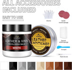 Leather Recoloring Balm with 100ml Mink Oil, Car Seats, Dye & Restorer - Image 6