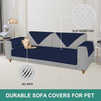 Foxdecor Couch Arm Covers Sofa Arm Cover, Arm Chair Covers Set of 2, Non-Slip - Image 5