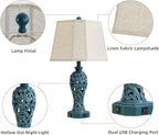 25'' Farmhouse Table Lamps Set of 2 - Image 5