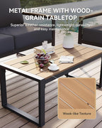 Aoxun Patio Furniture Set, 4 Piece Outdoor Patio Furniture - Image 6