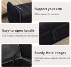 End of Bed Storage Bench, Storage Ottoman Bench - Image 7