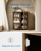 HITNET Bathoom Storage Cabinet, Bamboo Floor Cabinet - Image 7