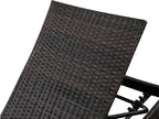 79'' Outdoor Wicker Reclining Lounge Chair Long Reclining Chaise Lounge Set - Image 6