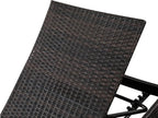 79'' Long Reclining Chaise Lounge Set, Outdoor Wicker Reclining Lounge Chair - Image 6