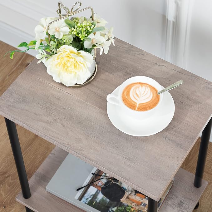 HOOBRO End Table, Small Side Table, Nightstand - Image 7