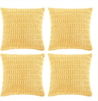 Fancy Homi 4 Packs Decorative Throw Pillow Covers by Fancy+Homi