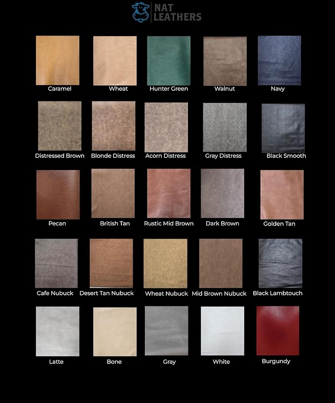 Black Lambtouch Soft Faux Leather Fabric Sheet PU Sold by The Yard Synthetic - Image 3