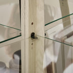 Corner Curio Cabinet, 150lbs Heavy Duty Glass Display Cabinet - Image 3