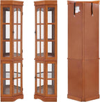 Seeutek Corner Curio Cabinet - Image 4