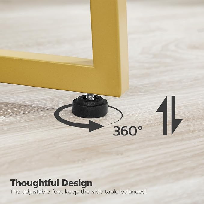 HOOBRO Side Table, Round End Accent Table - Image 7
