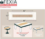 FEXIA Boho Table Runner for Summer Home Coffee Decor - Image 2