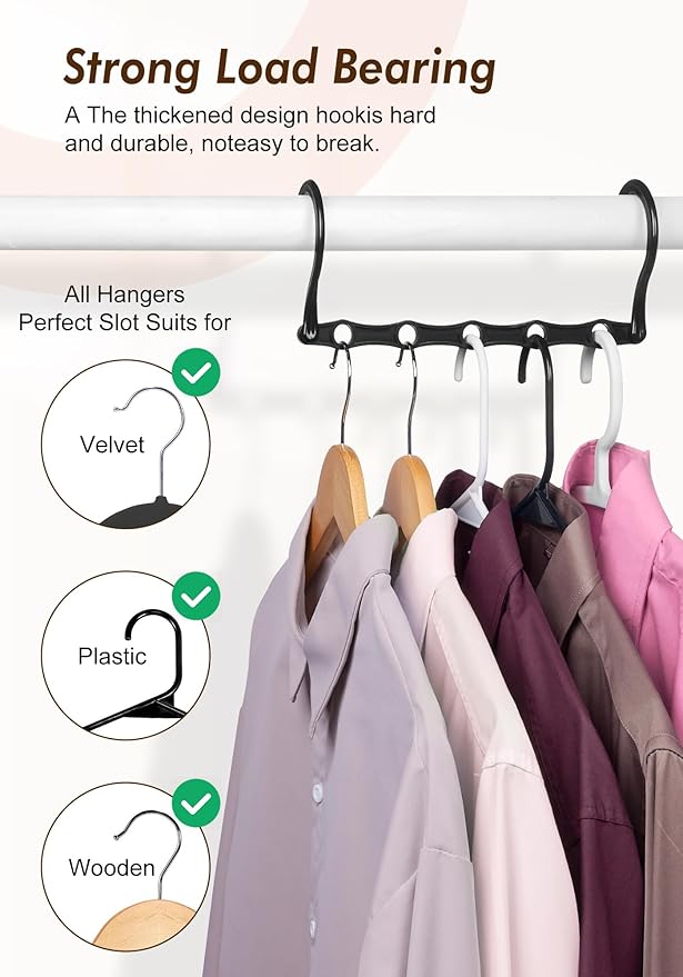 HOUSE DAY Closet Organizers and Storage 12 Pack, College Dorm Room Essentials - Image 5