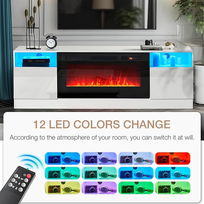 oneinmil Fireplace TV Stand - Image 3