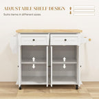 HOMCOM Kitchen Island Cart - Image 4