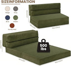 JUIKURY Folding Sofa Bed, Convertible Sleeper Chair - Image 2