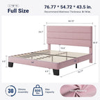 Allewie Full Size Platform Bed Frame - Image 2