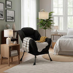 Lazy Chair, Modern Soft Reading Chair Accent Contemporary Sofa Chair - Image 7