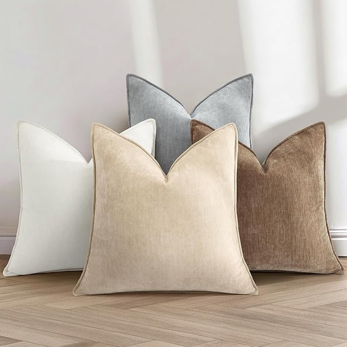 decorUhome Summer Couch Throw Pillow Covers 18x18 Set of 2, Decorative Soft - Image 6