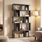 Giantex 5-Tier Bookshelf, 10-Cube Geometric Book Case - Image 9