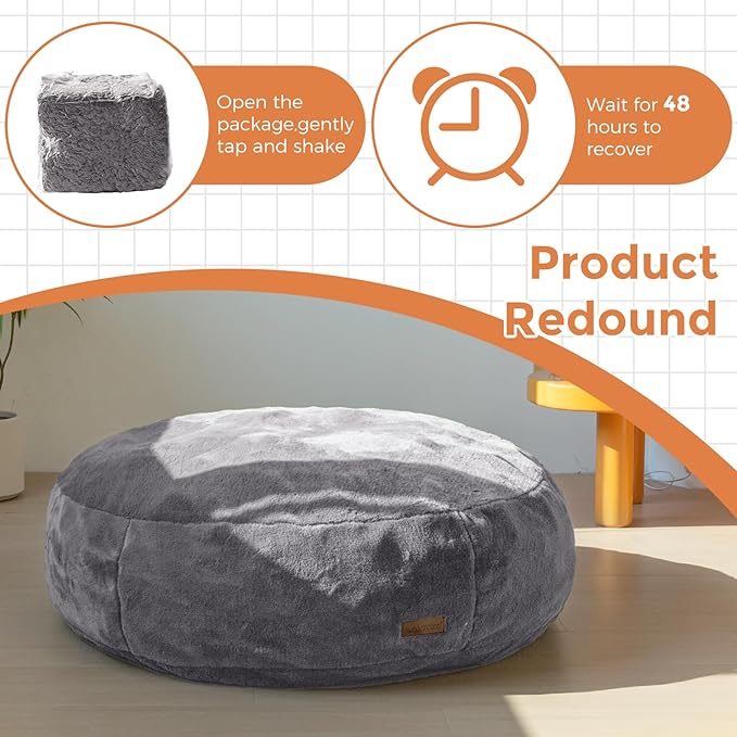 MAXYOYO 3 in 1 Kids Bean Bag Chair, Child Floor Sofa - Image 7