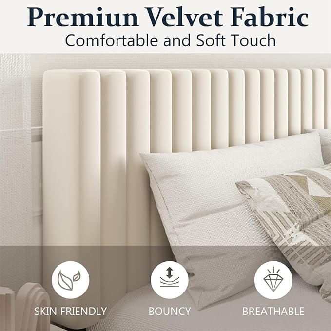 HAOARA Queen Size Platform Bed Frame - Image 4