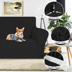 ZNSAYOTX Chair Cover with Arms, New Striped Sofa Chair Covers - Image 4