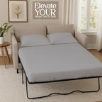Sleeper Sofa Bed Sheet, 100% Cotton 400 Thread Count, 4 Piece Set, Deep Pocket - Image 5