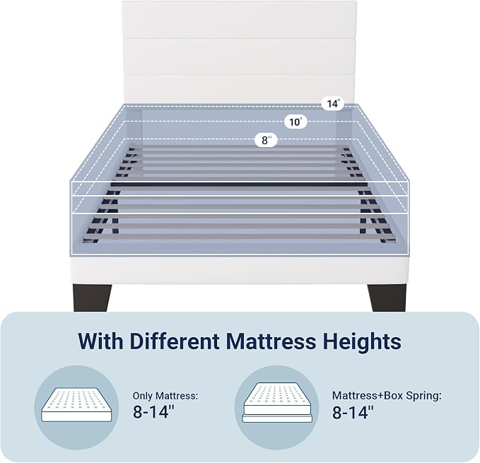 Allewie Twin Size Platform Bed Frame - Image 7