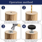 24 PCS M8 Thread Furniture Feet Levelers, Furniture Leveling Feet - Image 5