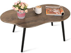 Small Coffee Table Irregular Wood Grain Desktop Coffee Tables Simple Modern by FEUFOAM