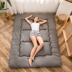 MAXYOYO Japanese Floor Mattress Futon Mattress, Charcoal Grey, Full Size - Image 7