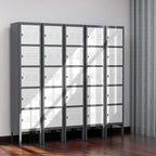 Metal Locker with 5 Doors, 5 Tier Locker Steel Employees Lockers, Tall Steel - Image 7