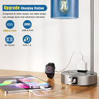 Innqoo Industrial Blue Table Lamps - Image 3